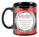 Simply Christmas Buffalo Plaid Red 11 oz Ceramic Mug
