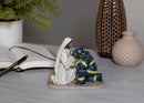 Praying Firefighter with Jesus 5 x 6 Resin Decorative Tabletop Figurine