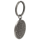Full Armor of God Silver Tone 2 inch Zinc Alloy Automotive Key Chain Ring Accessory
