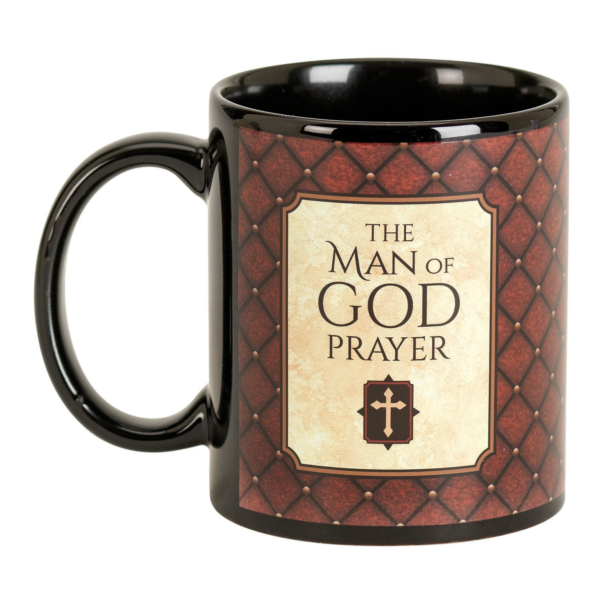 Dicksons Man of God Woodgrain Psalm 18:32 Insulated 16 oz. Stainless Steel Travel Mug with Lid