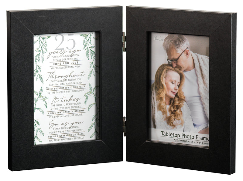 25 Years Ago Green Foliage 12 x 8 MDF Decorative Wall or Tabletop Picture Photo Frame