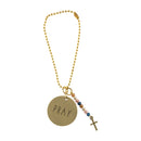 Dicksons I Said A Prayer 6 Inch Metal Auto Mirror Honing Car Charm
