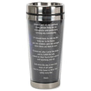 Dicksons Police Officer Prayer Come Home Safely 16 Ounce Stainless Steel Travel Mug with Lid