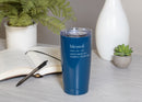 Blessed Definition Stone Blue 20 ounce Stainless Steel Travel Tumbler Mug with Lid