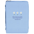 White Dove Designs Bible Cover-Many Women are Capable... (Proverbs 31:29)-LRG