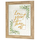 Dicksons How Great Thou Art Green Foliage 24 x 20 Wood and Glass Framed Wall Art