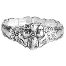 Dicksons Tailored Petal Cross One Size Silver Plated Metal Women's Charm Stretch Bracelet