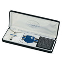 Dicksons Police Thin Blue Line Cross 24 inch Stainless Steel Women's Necklace in Jewelry Box