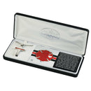 Dicksons Fireman Thing Red Line Cross 24 inch Stainless Steel Women's Necklace in Jewelry Box