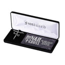 Dicksons The Nail Cross Christ Endured, Silver Tone, 24 Inch, Stainless Steel, Men's Everyday Necklace,