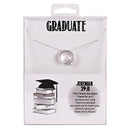 Dicksons Jeremiah 29:11 for Graduation, Silver Tone, 18 Inch, Plated Metal, Women's Everyday Mobius Ring Necklace,