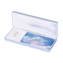 Dicksons My Heavenly Angel Silver Plated 18 Inch Stainless Steel Necklace In Ice Blue Presentation Box