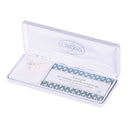 Dicksons 2 Chronicles 15:7 Thin Cross Silver Plated 18 Inch Stainless Steel Necklace In Silver Presentation Box