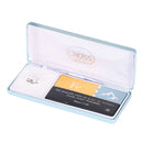 Dicksons Spanish - Matt. 17:20 Mustard Seed Silver Plated 18 Inch Stainless Steel Necklace In Ice Blue Presentation Box