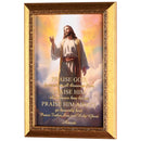 Dicksons Inspirational Christian Framed Wall Art 9.5 x 14.5 Inch Wood and Glass Ornate Gold Praise God