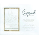 Dicksons Confirmed Encouraging Verse Decorative White and Brown 8 x 0.2 Paper Photo Mat, Holds 4 x 6 Picture