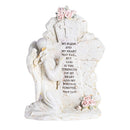 Dicksons My Flesh My Heart May Fail Psalm 73:26 Ivory Resin Collectible Angel Figurine 7.75 x 5.75 Inch