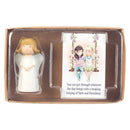 Dicksons Faith and Friendship Angel 3.5 x 5.5 Resin Tabletop Figurine with Card