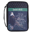 Dicksons Renew Their Strength Black Large 600 Denier Polyester Zipper Bible Cover With Handle