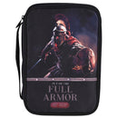 Dicksons Put On The Full Armor of God Black 600 Denier Polyester Canvas Zip Close Bible Cover 11.25 x 7.75 x 2.25 Inch