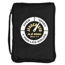Ayer y Hoy - Hebreos 13:8-9.5 x 6.75 Inch Black Polyester Bible Case Cover