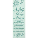 Dicksons Safely Home in Heaven Packaged Floral Accents Remembrance Green 6.1 x 2 Paper Bookmarks Pack of 12