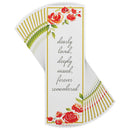 Dicksons Dearly Loved Missed Remembered Red Rose 6.5 inch Paper Bookmark Pack of 12