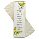 Dicksons My Struggles are Over Green Floral 6.5 inch Paper Bookmark Pack of 12