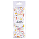 Dicksons Abc's of Christianity White, Yellow, and Red 5.25 x 1.75 Paper Alphabet Themed Encouraging Bookmark, Pack of 12