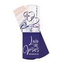 Love Like Jesus - Matthew 22:37-39 - 6 x 2 Inch Navy Blue and White Cardstock Bookmark Place Keeper; Pack of 12