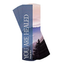 You are Healed - Psalm 30:2-6 x 2 Inch Cardstock Bookmark Place Keeper; Pack of 12