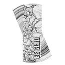 Be Glad - Floral Design - 6 x 2 Inch Black and White Cardstock Bookmark Place Keeper; Pack of 12
