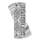 Shine Your Light - Floral Design - 6 x 2 Inch Black and White Cardstock Bookmark Place Keeper; Pack of 12