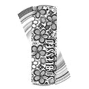 So Blessed - Floral Design - 6 x 2 Inch Black and White Cardstock Bookmark Place Keeper; Pack of 12