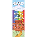 Dicksons Inspirational Christian Bookmark for Books and Novels 2 x 6 Inch Paper Noah's Ark God Keeps His Promises Pack of 12