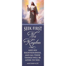 Dicksons Inspirational Christian Bookmark for Books and Novels 2 x 6 Inch Paper Seek His Kingdom Pack of 12