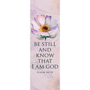 Dicksons Inspirational Christian Bookmark for Books and Novels 2 x 6 Inch Paper Flower Be Still and Know Pack of 12
