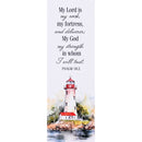 Dicksons Inspirational Christian Bookmark for Books and Novels 2 x 6 Inch Paper Lighthouse My Rock Pack of 12