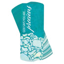 God Says You are Precious - 1 Corinthians 6:19-20 - 6.5 Inch Teal Blue Laminated Cardstock Bookmark Place Keeper; Pack of 12