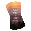 Dicksons Do Good Deeds Matthew 6:1-16 7 Inch Black and Orange Cardstock Paper Bookmark Placekeeper Set of 12