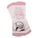 Dicksons Full Armor of God Ephesians 6:10-20 6.25 Inch Pink Cardstock Paper Bookmark Placekeeper Set of 12