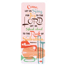 Dicksons Inspirational Christian Bookcard Bookmark for Books and Novels 2.5 x 7 Inch Laminated Paper Sing for Joy Pack of 12