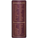 Dicksons Inspirational Christian Bookcard Bookmark for Books and Novels 2.5 x 7 Inch Laminated Paper Books of The Bible Reference Pack of 12