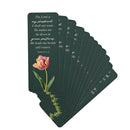 Dicksons Inspirational Christian Bookcard Bookmark for Books, Bible Study, Journals 2.5 x 7 Inch Laminated Card Stock Floral Lord is My Shepherd Pack of 12