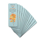 Dicksons Inspirational Christian Bookcard Bookmark for Books, Bible Study, Journals 2.5 x 7 Inch Laminated Card Stock Floral God is Our Refuge Pack of 12