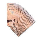 Dicksons Inspirational Christian Bookcard Bookmark for Books, Bible Study, Journals 2.5 x 7 Inch Laminated Card Stock He Says Be Still Pack of 12