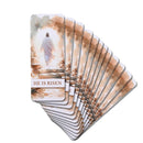 Dicksons Inspirational Christian Bookcard Bookmark for Books, Bible Study, Journals 2.5 x 7 Inch Laminated Card Stock He is Risen Pack of 12