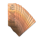 Dicksons Inspirational Christian Bookcard Bookmark for Books, Bible Study, Journals 2.5 x 7 Inch Laminated Card Stock The Lord's Prayer Pack of 12