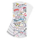 Dicksons Taste and See White, Red, and Blue 2.5 x 6 Inch Paper Place Keeper Bookmark Pack of 12