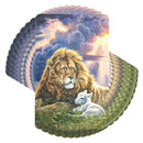 Dicksons Lion and Lamb 2.5 x 3.8 Inch Cardstock Keepsake Bookmark Pocketcard Pack of 12
